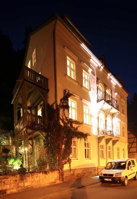 Apartmenthaus Saxonia Bad Schandau Exteriör bild