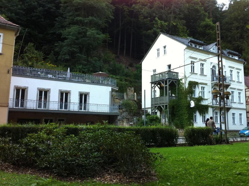 Apartmenthaus Saxonia Bad Schandau Exteriör bild