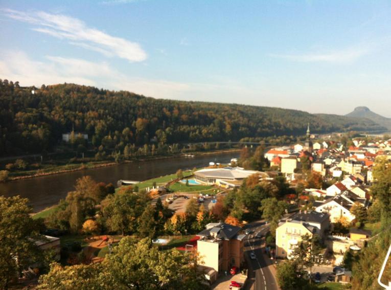 Apartmenthaus Saxonia Bad Schandau Exteriör bild